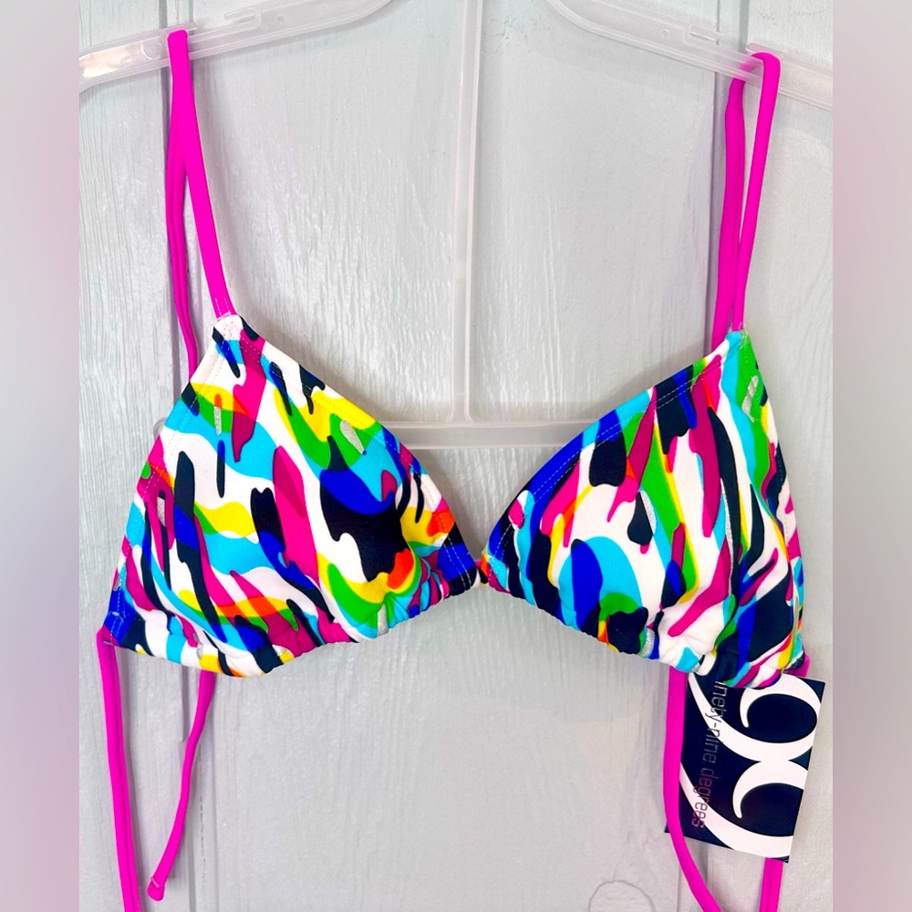 NWT. Ninety-Nine Degrees Women’s Triangle Tie Bikini Swim - FINAL PRICE